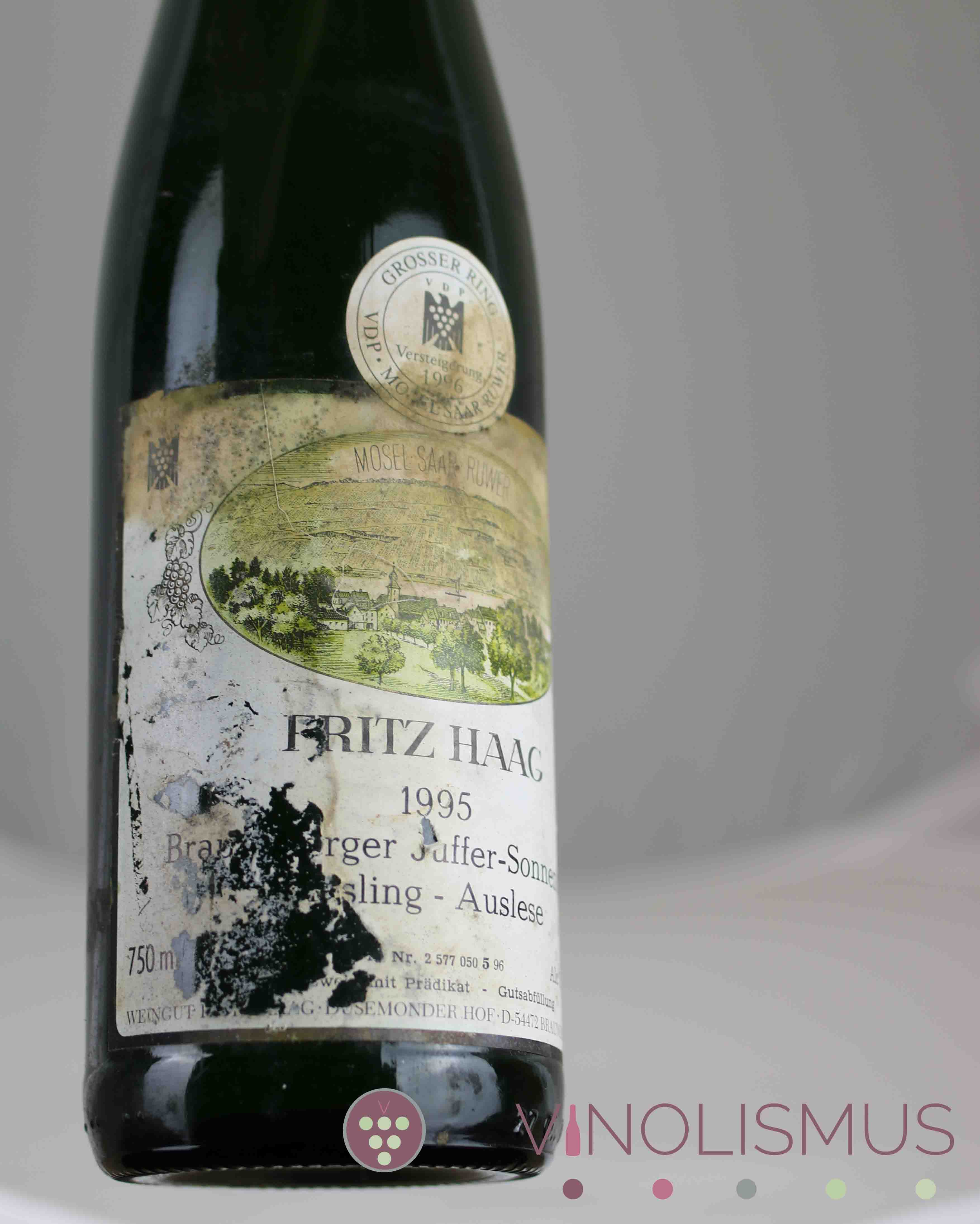 Fritz Haag | 1995 Auslese - Brauneberger Juffer Sonnenuhr 0,375