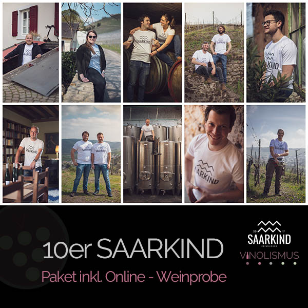 10er SAARKIND  Paket inkl. Online Weinprobe AUSVERKAUFT