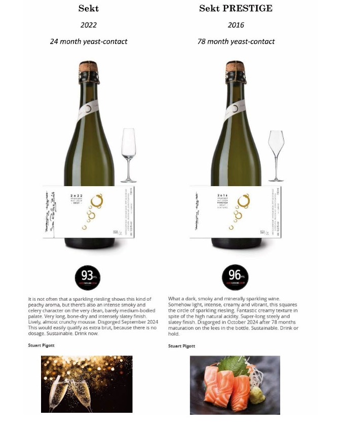 peter lauer | Crément Saar Riesling Sekt Brut (vinolismus Riesling Sekt Empfehlung)