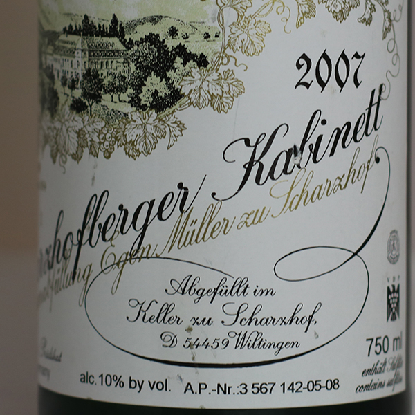 Egon Müller Scharzhof | Riesling Kabinett 2003- Scharzhofberger