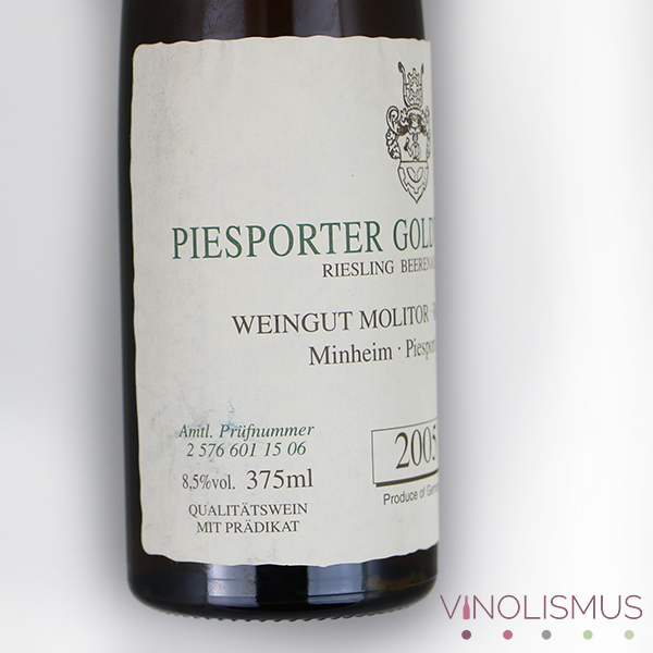 Weingut Molitor | Riesling Beerenauslese 2005 - Piesporter Falkenberg