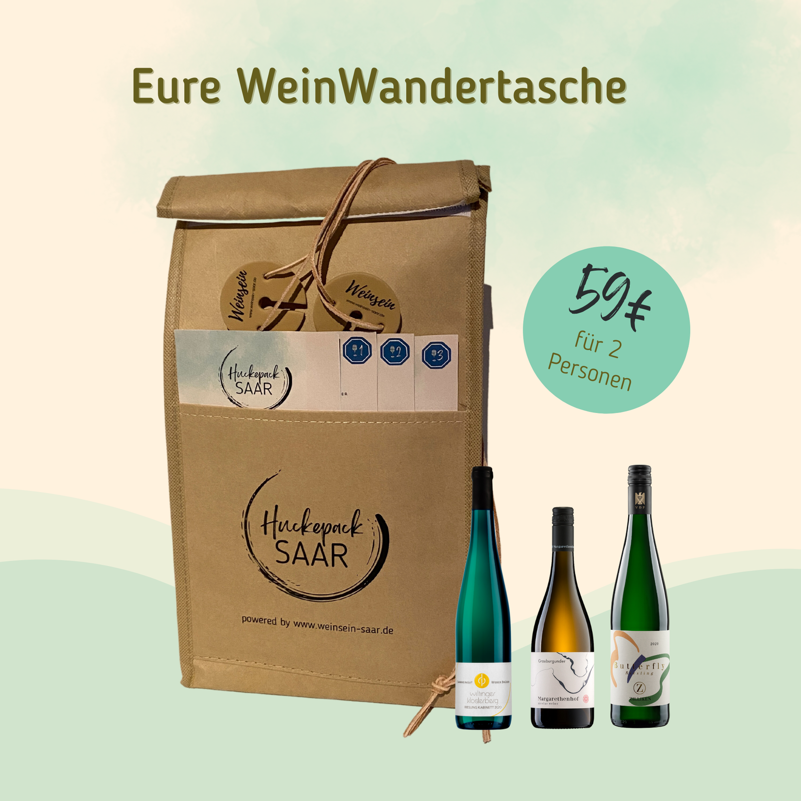 Weinwanderung in Saarburg "Huckepack Saar" 