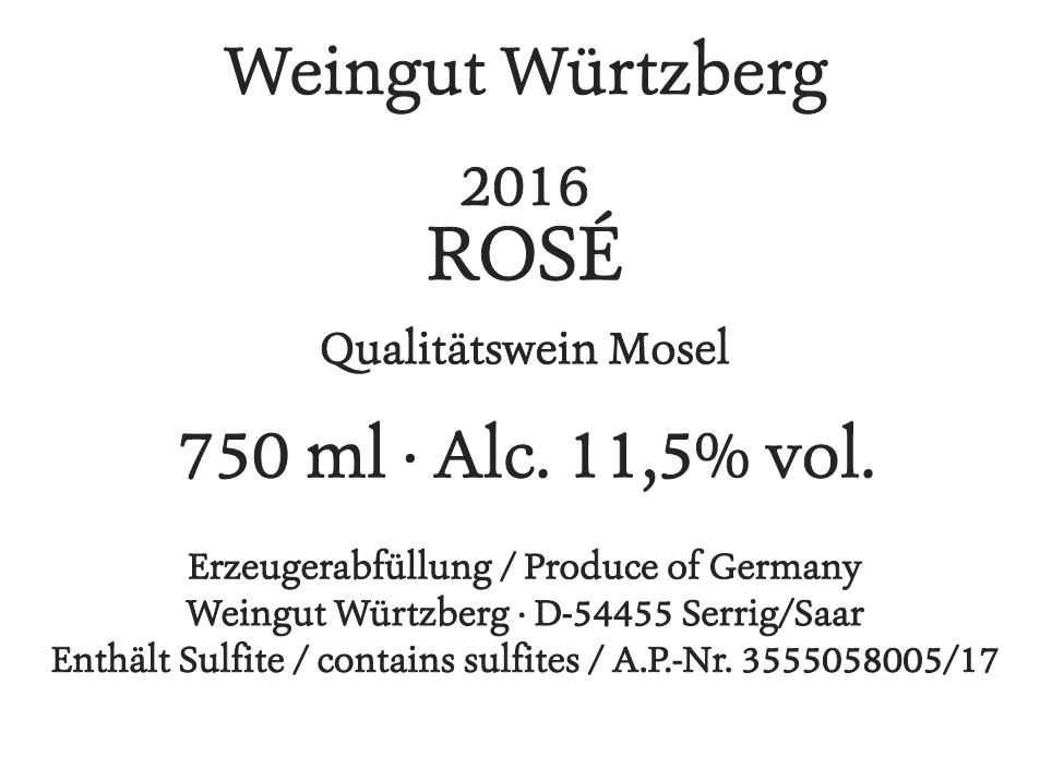 Würtzberg | Rosé 2022