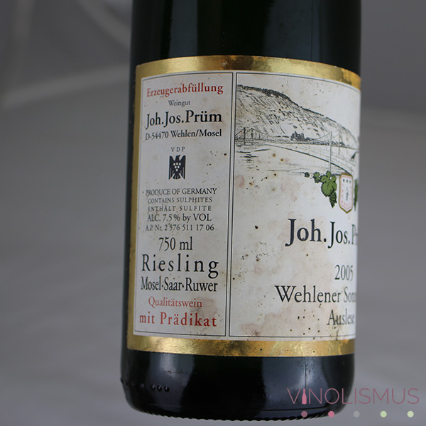 J. J. Prüm | Riesling Auslese 2005 - Wehlener Sonnenuhr