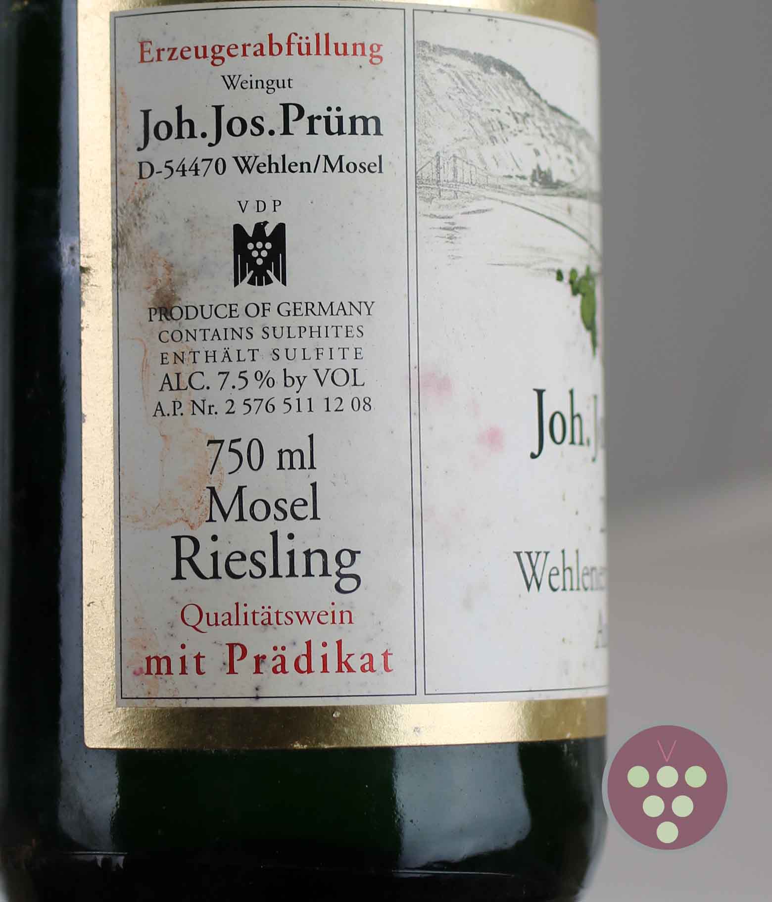 J. J. Prüm | Riesling Auslese 2007 - Wehlener Sonnenuhr